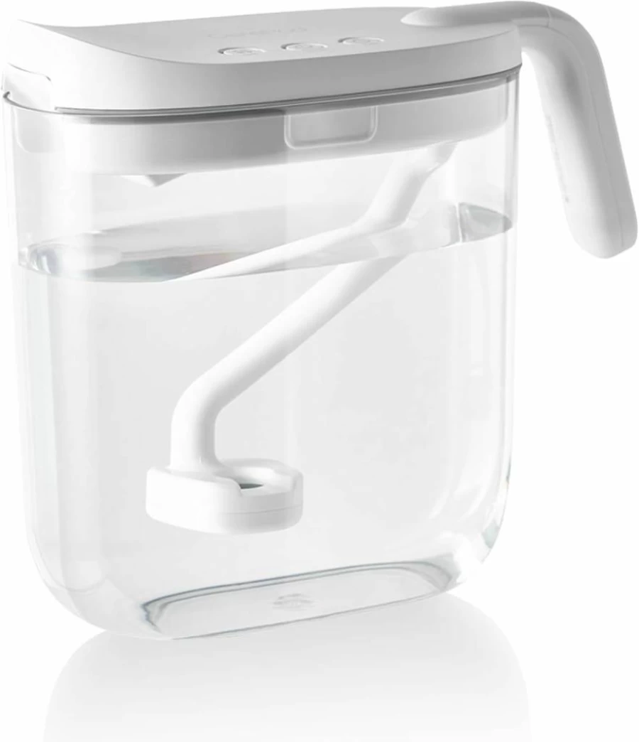 Carepod Mini Ultrasonic Humidifier - 2.8L Cool Mist for Bedroom, Baby-Safe, Quiet, Filter-Free, Auto Shut-Off, 20H Runtime, Easy Clean with 3 Washable Parts, Transparent Design