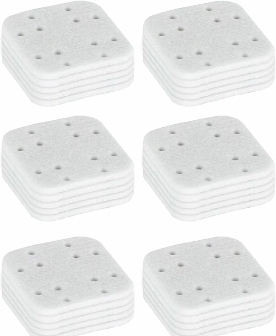 Guaber 30Pcs Humidifier Filter Pads Replacement for LV600S LV600HH - Mineral Absorption Pads for Home & Office Humidifiers