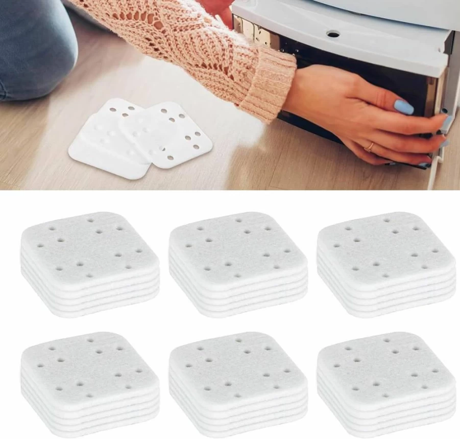 Guaber 30Pcs Humidifier Filter Pads Replacement for LV600S LV600HH - Mineral Absorption Pads for Home & Office Humidifiers