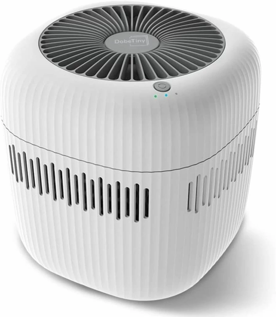DobeTiny 2.5L Evaporative Humidifier for Bedroom - No Mist, Replaceable Filter, Adjustable Night Light & Auto Shut-Off
