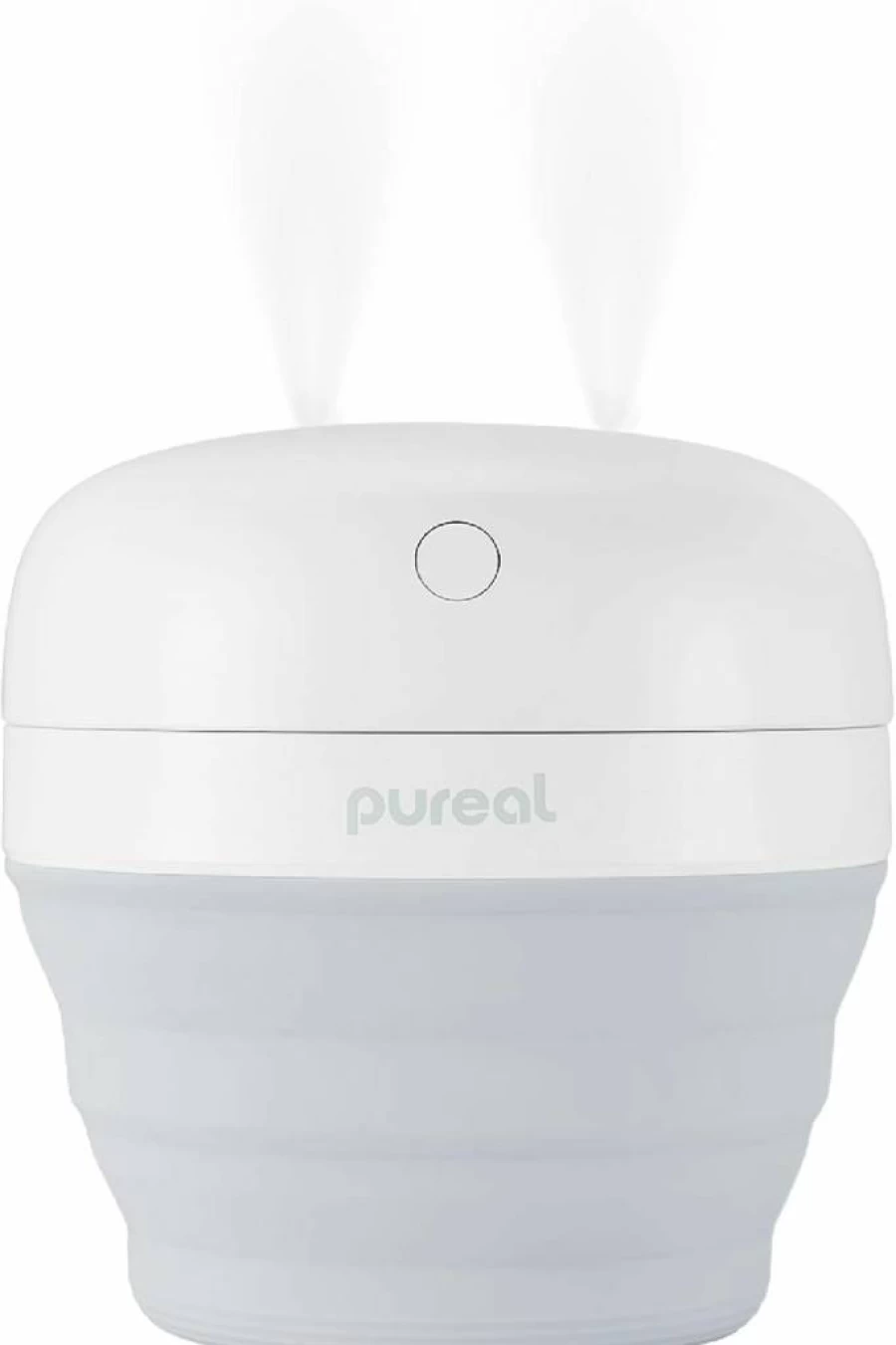 Pureal 500ml Foldable Mini Humidifier - Portable Cool Mist for Baby, Bedroom, Travel, Office, Home - 3 Mist Modes, Super Quiet, Auto Shut-Off, Up to 10 Hours Runtime