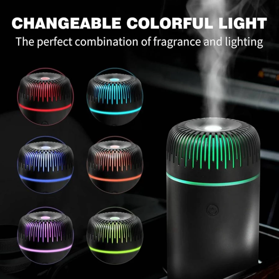 100ml USB Car Diffuser & Essential Oil Humidifier – Portable Aromatherapy Air Freshener for Vehicles