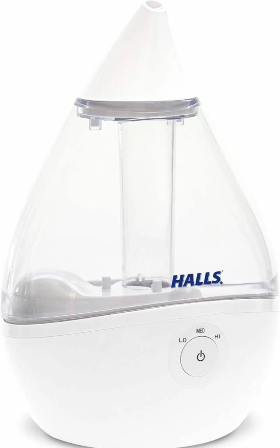 Crane Ultrasonic Cool Mist Humidifier - 0.5 Gallon Portable Air Humidifier for Bedroom, Office, and Plants, Optional Filters, Compact & Quiet