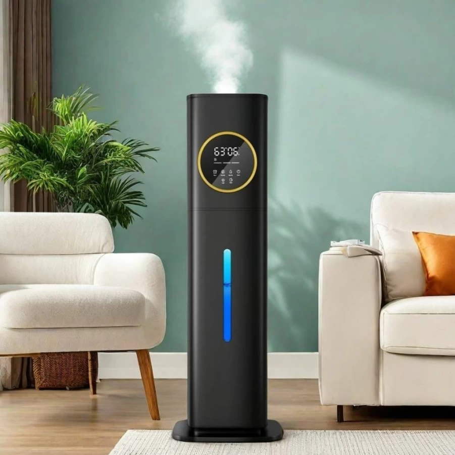 Lacidoll Black Humidifier & Essential Oil Diffuser - Waterless Aromatherapy for Home