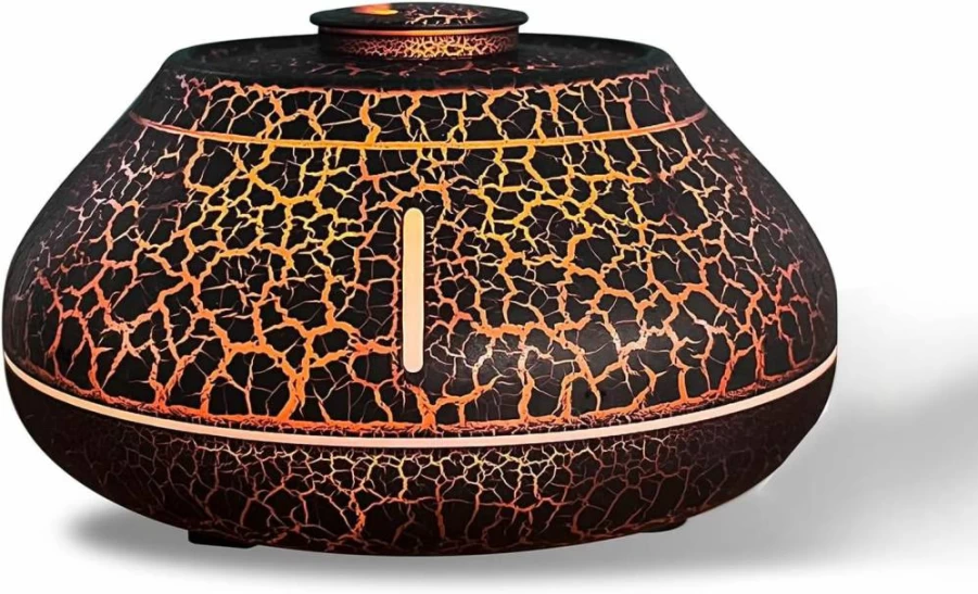 MIFXIN Essential Oil Diffuser & Humidifier 2-in-1 with 7 Color LED Night Light, Auto Shut-Off, Cool Mist Aromatherapy for Home, Bedroom, Office, Yoga (White)
