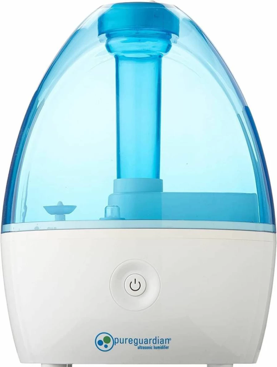 PureGuardian H910Bl Ultrasonic Cool Mist Humidifier for Small Rooms up to 210 Sq. Ft, 14-Hour Runtime, Filter-Free & Quiet Operation
