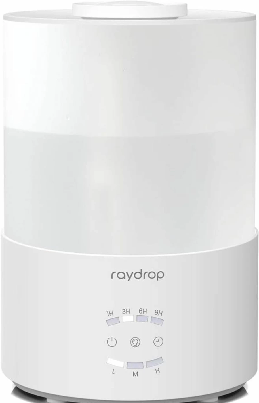 Raydrop 3.0L Cool Mist Humidifier with Essential Oil Diffuser, Color Lights, Timer, Auto Shut-Off for Bedroom, Nursery, Large Rooms & Plants