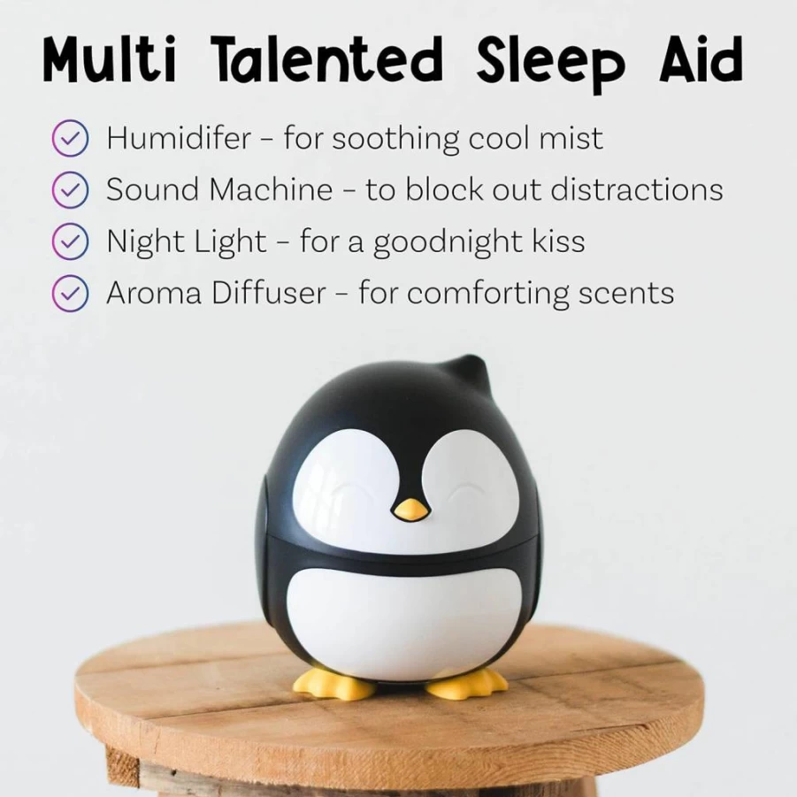 Lullaby Sweet Dreams 4-in-1 Baby Sleep Machine with Humidifier, Aroma Diffuser & White Noise Sound Machine for Nursery, Newborns, Toddlers & Kids