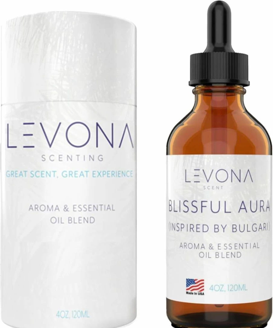 LEVONA SCENT Pure Essential Oil Blends for Diffusers - 700mL Luxury Aromatherapy Scented Oil for Home, Office & Hotel - Golden Waterfalls Fragrance Oil for Humidifiers & Relaxation