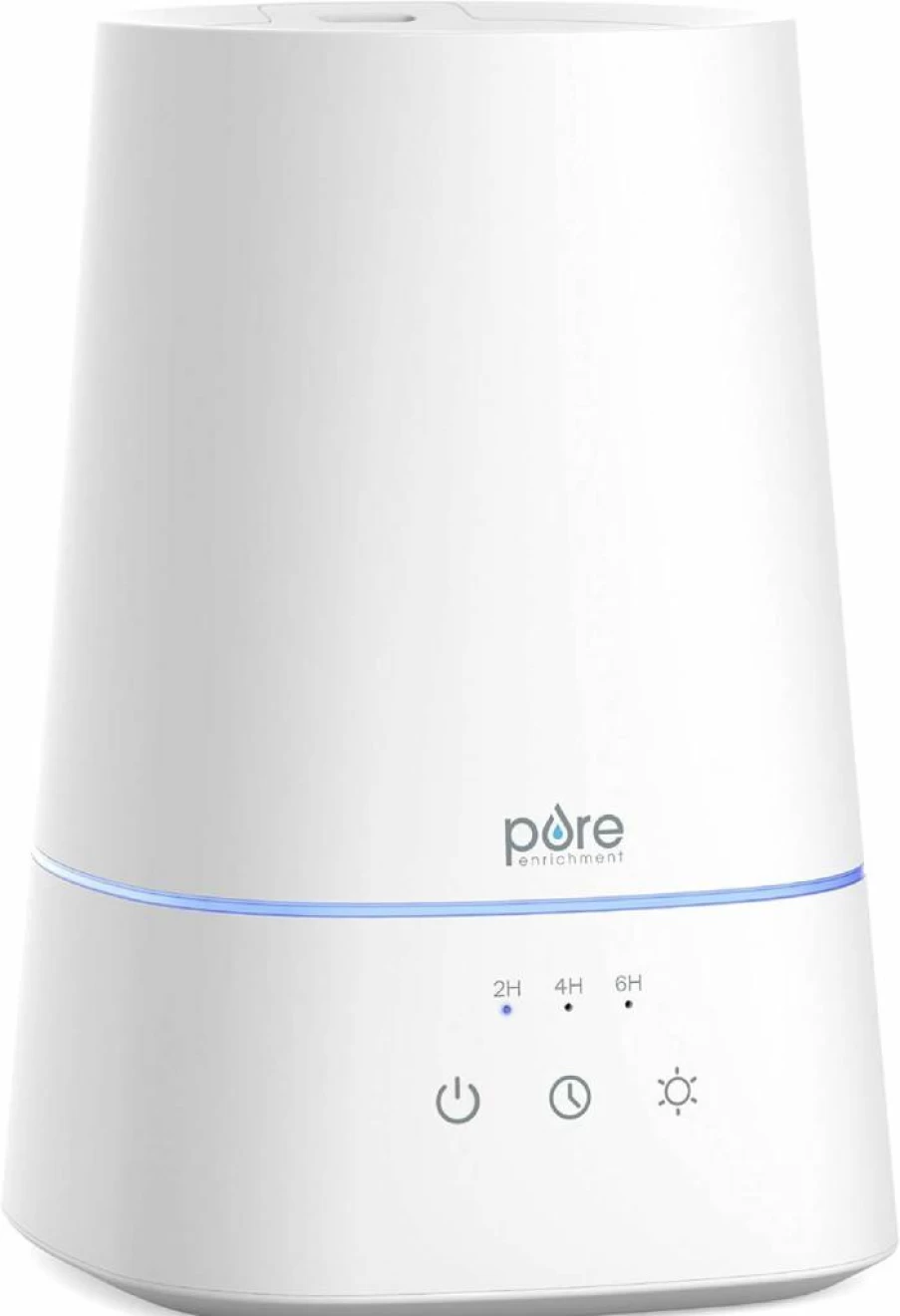 Pure Enrichment Hume Max Ultrasonic Cool Mist Humidifier - 3.7L Large Tank, 3 Mist Settings, Auto Shut-Off, Quiet Operation for Bedrooms, Nurseries, Offices (White)