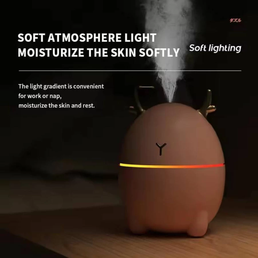 NJORN 6Oz Cool Mist Humidifier for Bedroom, Baby Nursery & Kids Room - Portable Mini Humidifier with Aromatherapy Diffuser, Essential Oil Diffuser, Quiet Ultrasonic Humidificador Para Bebes