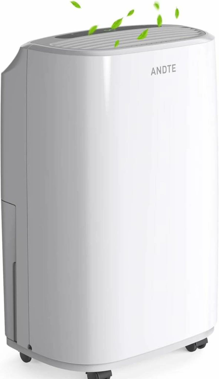 ANDTE 34 Pints Energy Efficient Dehumidifier for Large Spaces Up to 2500 Sq.Ft, Smart Humidity Control, 3 Modes, Continuous Drain Hose, Ideal for Basement, Bedroom, RV, and Bathroom