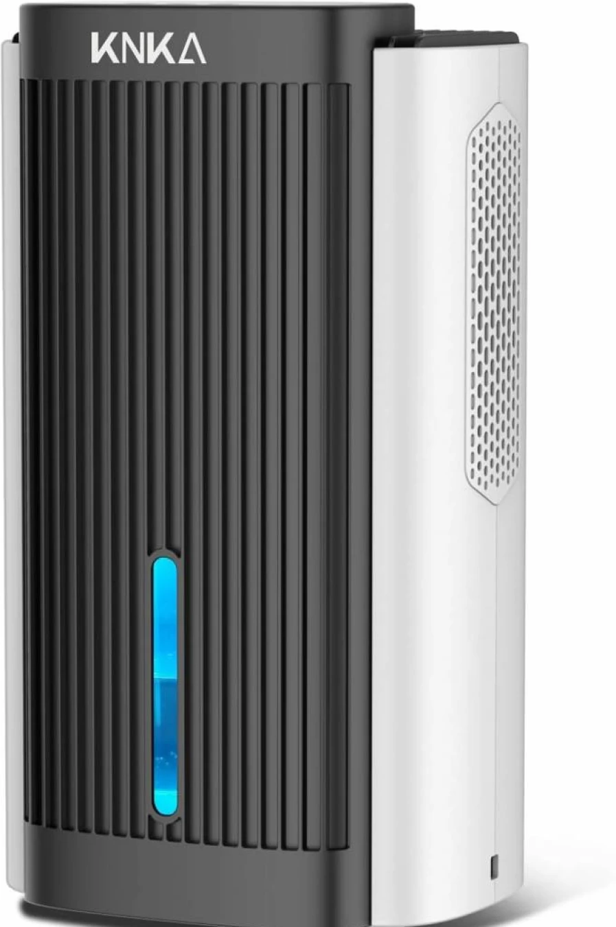 KNKA 95 Oz Dehumidifier for Large Rooms up to 1000 Sq Ft - Ultra Quiet with Auto Shut Off, 7 Color LED Lights, Sleep Mode - Perfect for Basement, Bedroom, Bathroom, RV & Closet (White)