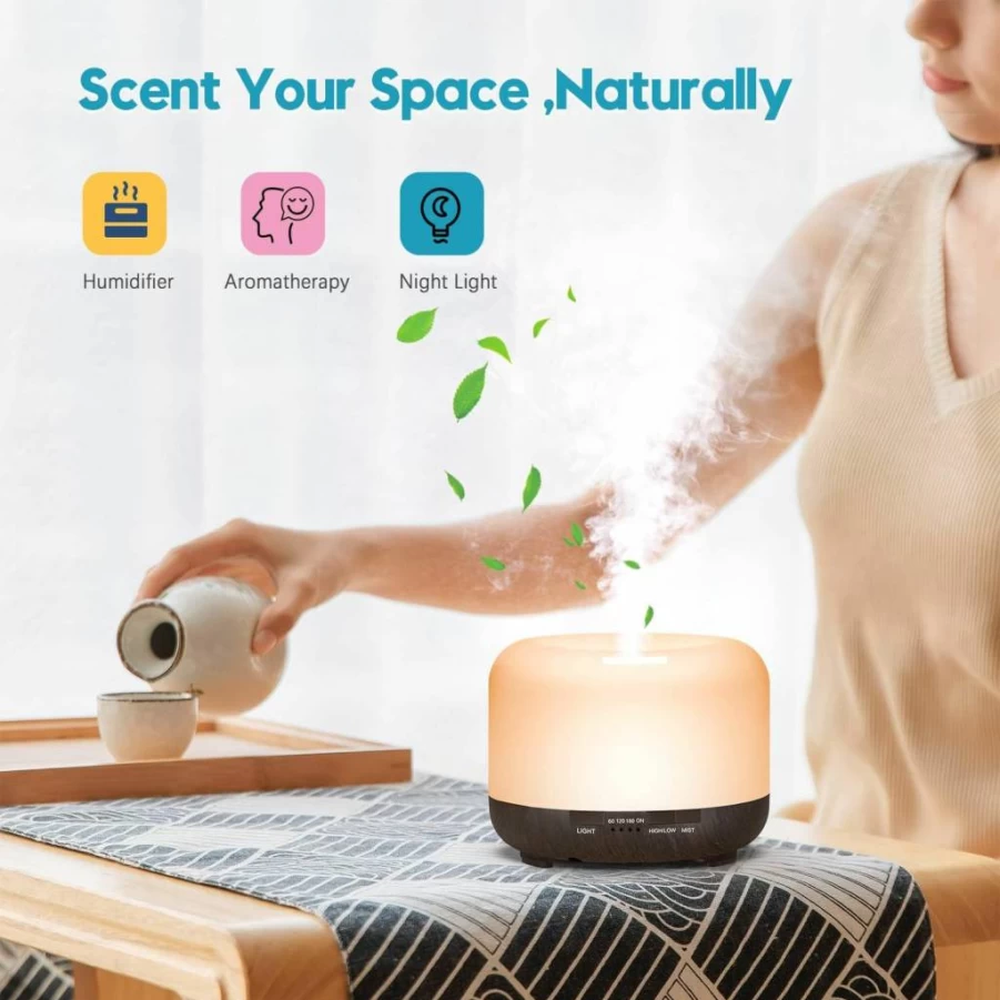 GoveeLife 6L Smart WiFi Humidifier for Large Rooms - Top Fill Cool Mist, App & Voice Control, Auto Mode, 60H Runtime, RGB Night Light for Bedroom, Baby, Plants (Black)