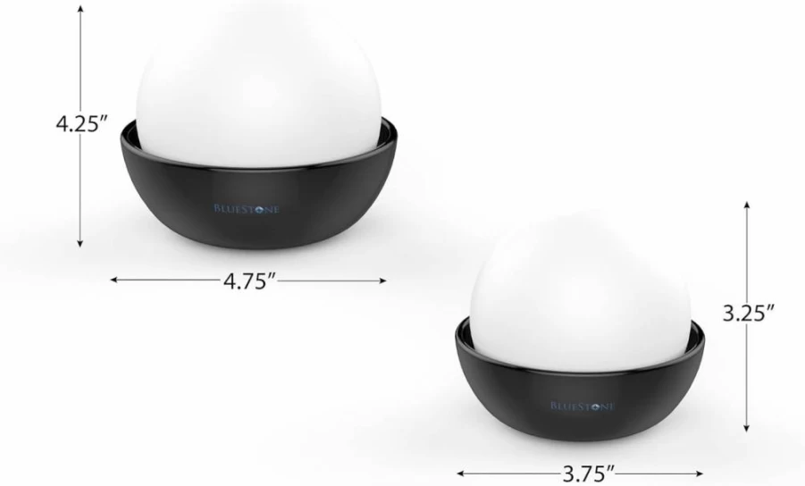 Bluestone Ceramic Humidifiers Set of 2 - Natural Stone Decorative, Non-Electric, Battery-Free for Bedrooms and Babies