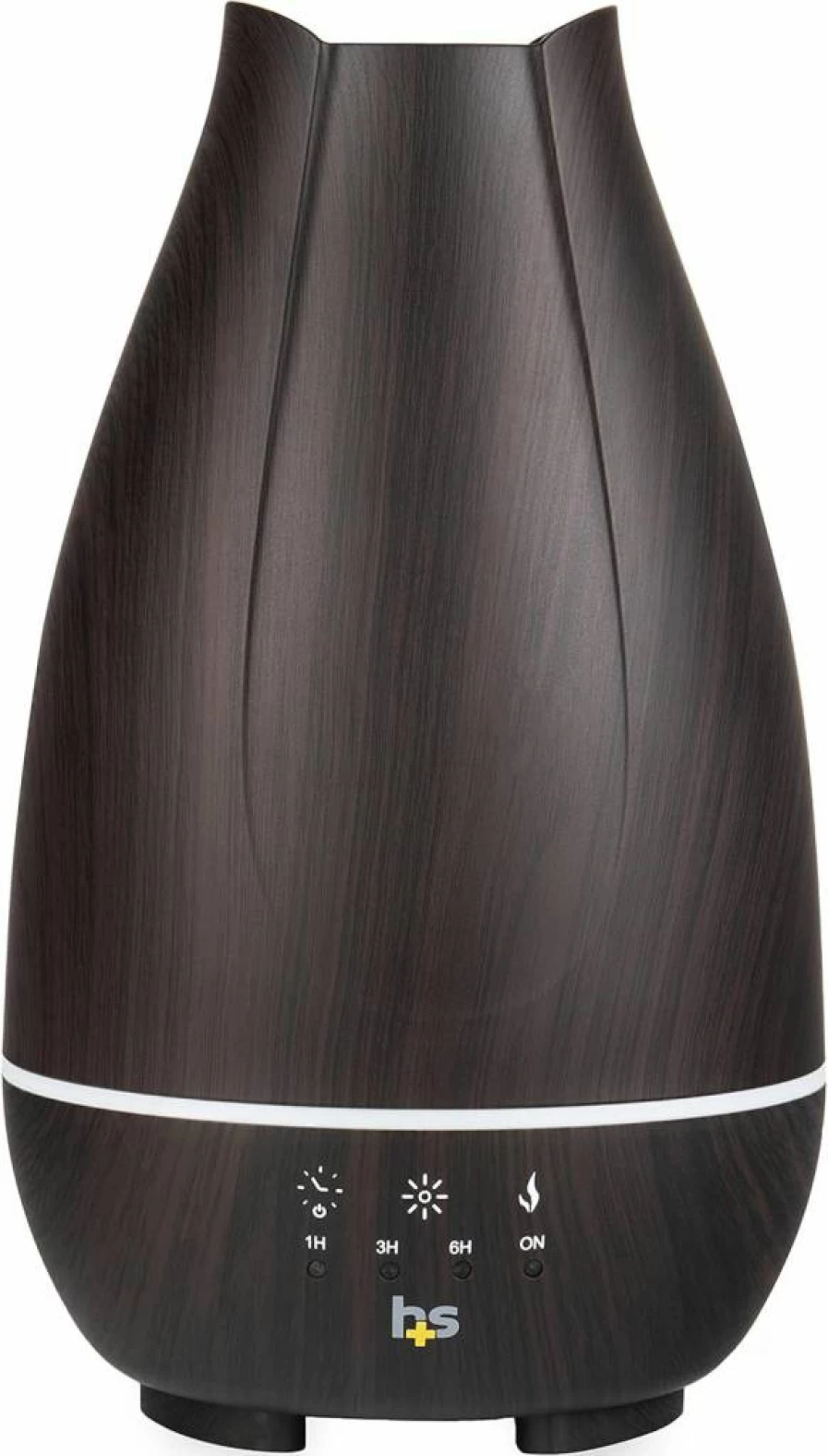 HealthSmart 500ml Aromatherapy Essential Oil Diffuser with Cool Mist Humidifier, 7 LED Colors & Adjustable Timer for Large Rooms, White