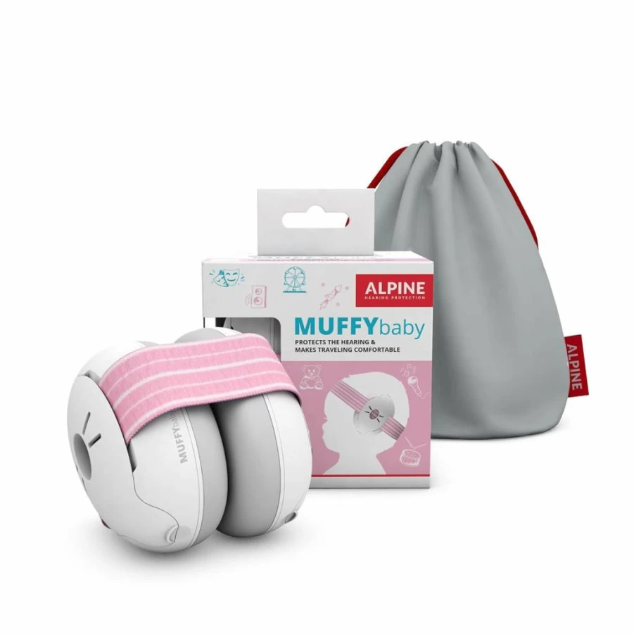 Alpine Muffy Baby Ear Protection - CE & ANSI Certified Noise Reducing Earmuffs for Infants & Toddlers 0-36 Months - Comfortable Hearing Protection for Sleep & Loud Environments - Green