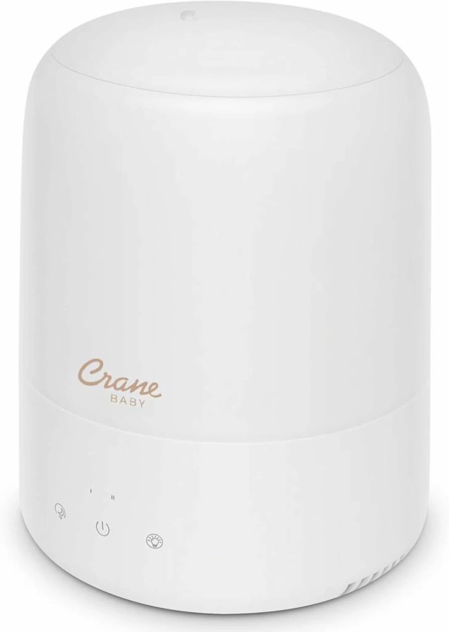 Crane Baby 3-in-1 Humidifier, Aroma Diffuser & Nightlight for Nursery with Auto-Shutoff – Safe & Adjustable Baby Humidifier