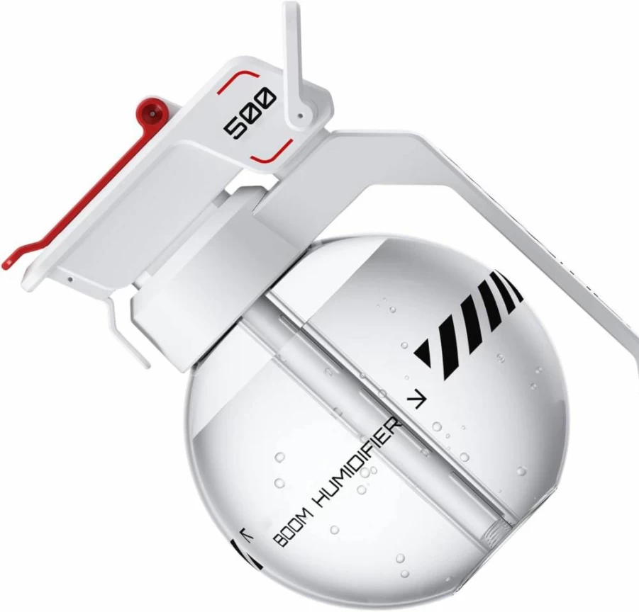 Wengjack Modern Hand Grenade Humidifier - Stylish Decorative Spray Bottle for Home & Office, Portable Air Moisturizer Gadget