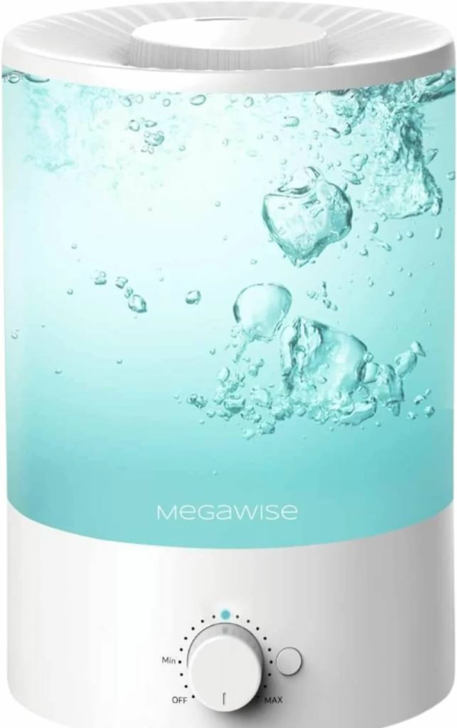 MEGAWISE 3.5L Kids Humidifier with Night Light, 7-Color LED, Essential Oil Diffuser, Auto Shut-Off, Leak-Proof Design for Bedroom