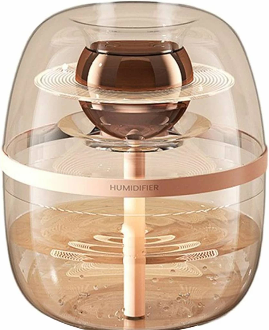 Guaber 3L Portable Humidifier with Night Light for Bedroom, Nursery, and Desktop - Quiet Ultrasonic Cool Mist Humidifier
