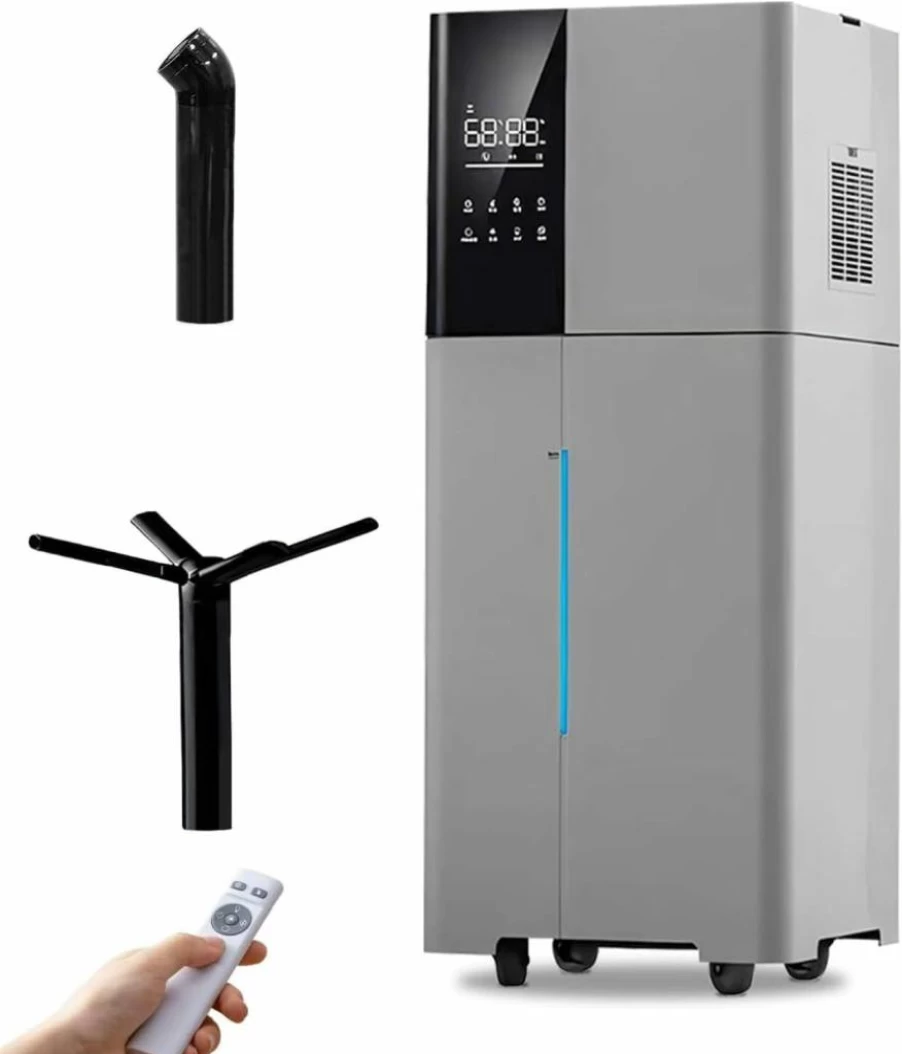 Lacidoll 3000 Sq.Ft Cool Mist Humidifier - 26L Top Fill Large Room Humidifier with 360° Nozzle, 1800mL/H Output for Home, Bedroom, Baby & Plants