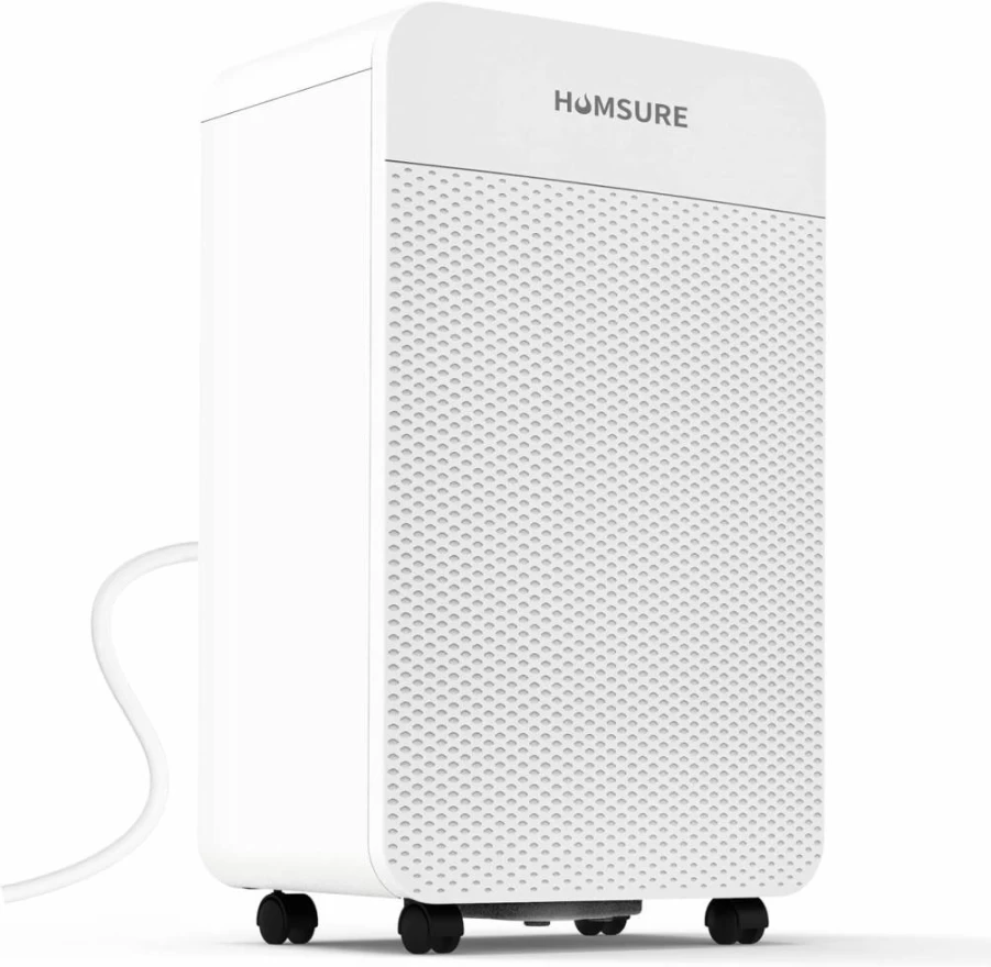 HUMSURE 80 Pints 4500 Sq. Ft Dehumidifier for Home, Basement, Bedroom, Bathroom with Drain Hose, Auto Defrost, 24H Timer, Energy Efficient