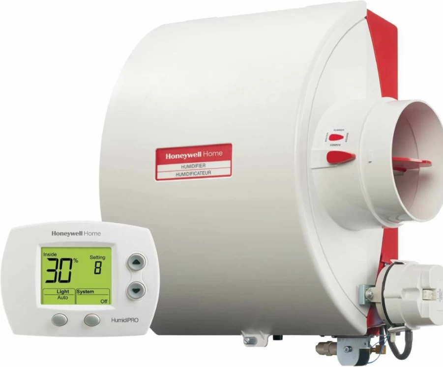 Honeywell Home Whole House Humidifier with Built-In Humidistat for Optimal Indoor Air Quality