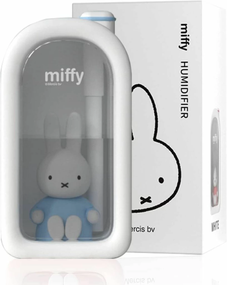 MIPOW Ultrasonic Cool Mist Humidifier with Night Light - 380ML Quiet, Portable for Bedroom, Nursery, Office, Miffy Design