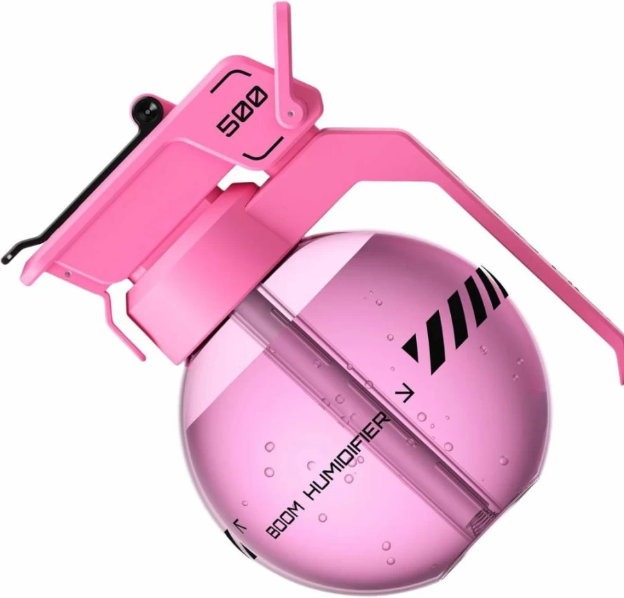 Xinsheinelry Modern Grenade-Shaped Humidifier - Tech Enthusiast Gift, Aesthetic Home & Office Decor