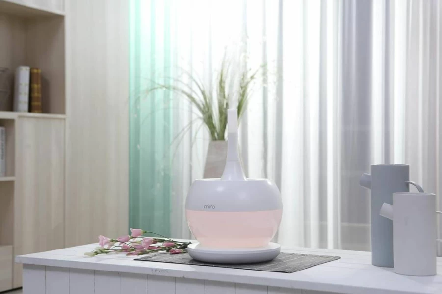 Miro NR08M Premium Cool-Mist Humidifier - Washable Modular Design, Touch Control with Colorful LEDs, Powerful Humidification for Large Rooms, Easy to Clean & Use