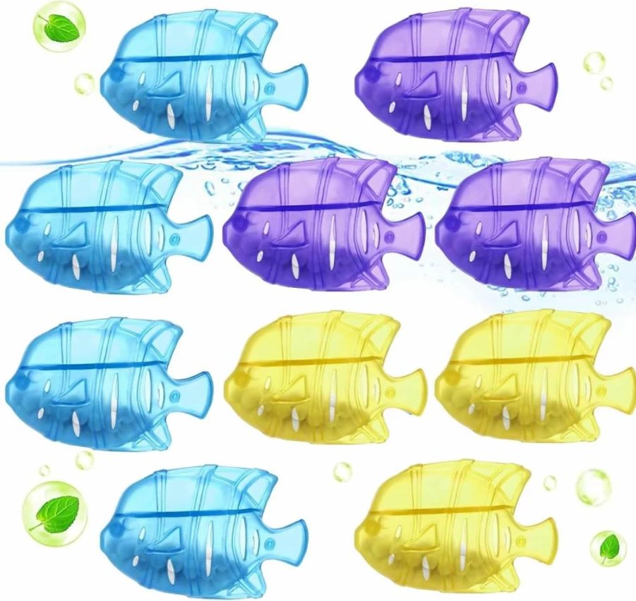 FITORCH 10Pcs Universal Humidifier Cleaner Tablets, Compatible with Drop, Droplet, Adorable Humidifiers & Fish Tanks, 1.75" X2.55" Purple Tank Cleaner for Warm & Cool Mist