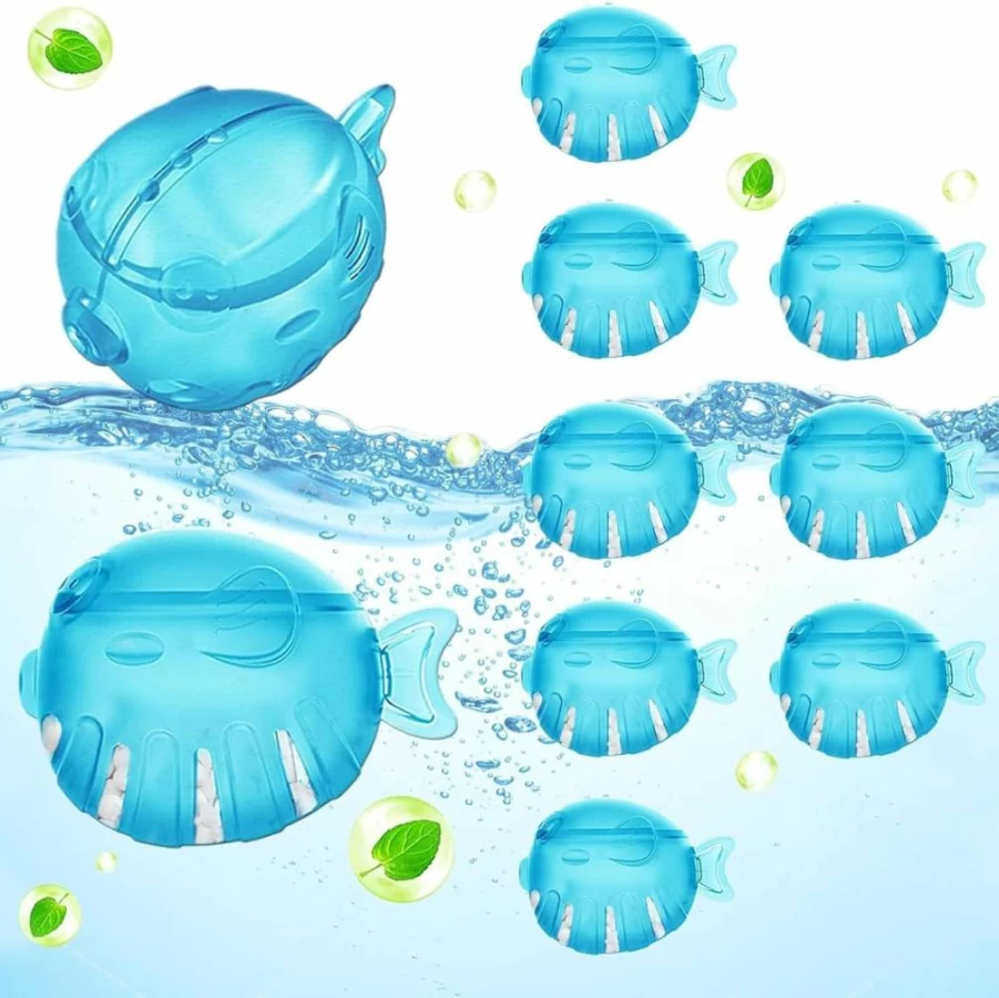 FITORCH 10Pcs Universal Humidifier Cleaner Tablets, Compatible with Drop, Droplet, Adorable Humidifiers & Fish Tanks, 1.75" X2.55" Purple Tank Cleaner for Warm & Cool Mist