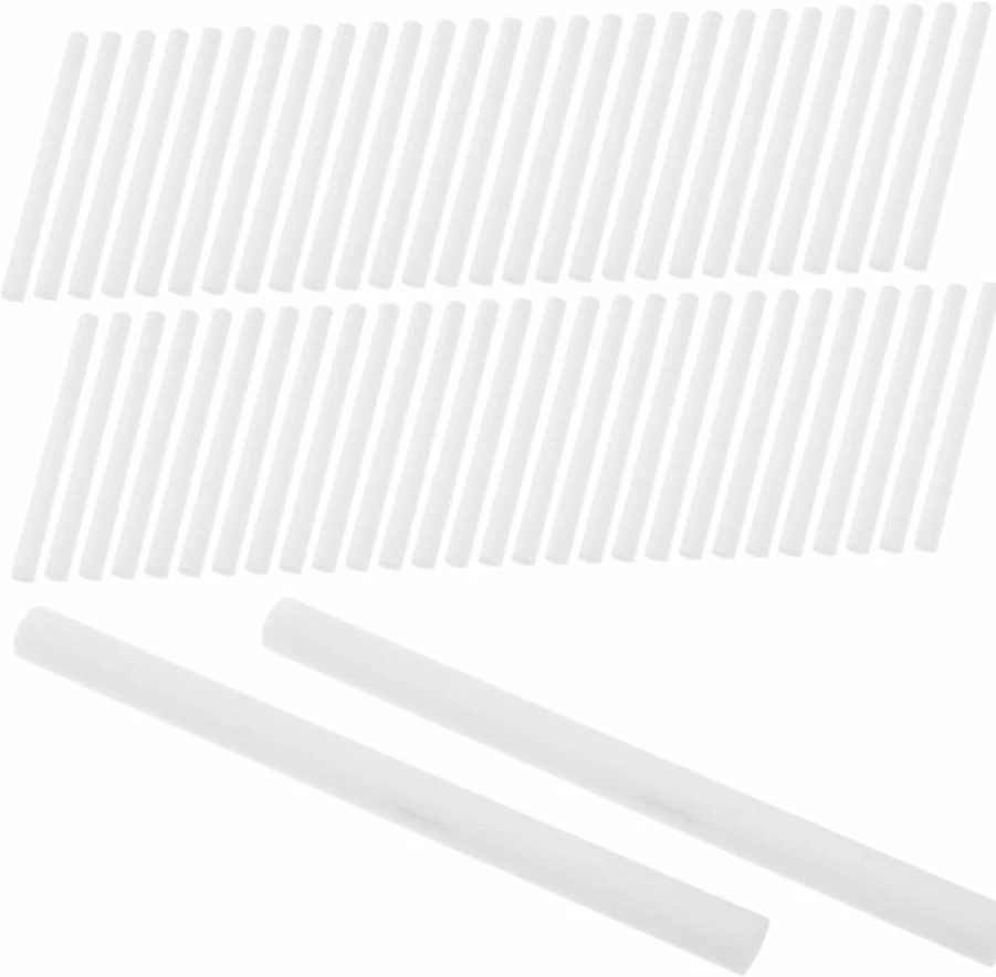PartyKindom 50Pcs Essential Oil Diffuser Sticks - Reeds Humidifier Wicks with Cotton Cores for Aromatherapy, Home, Office & Car