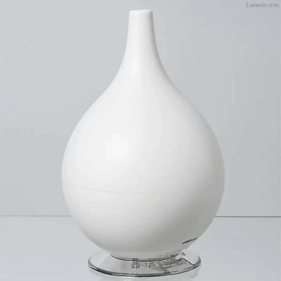 Objecto H3 Hybrid Ultrasonic Humidifier with Aromatherapy - Filter-Free, Quiet Cool Mist Humidifier in White