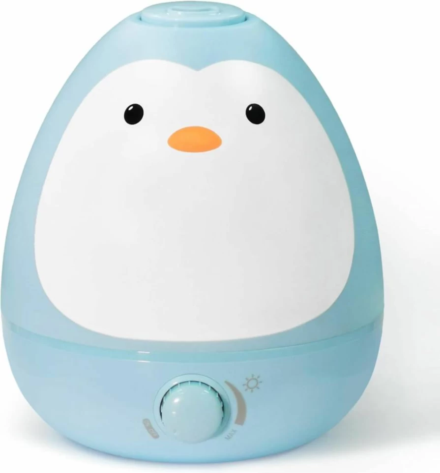 Earnest Living 3-in-1 Cool Mist Humidifier with Essential Oil Diffuser & Nightlight for Nursery, Kids Room, Large Spaces – Ultra Quiet, Auto Shut Off