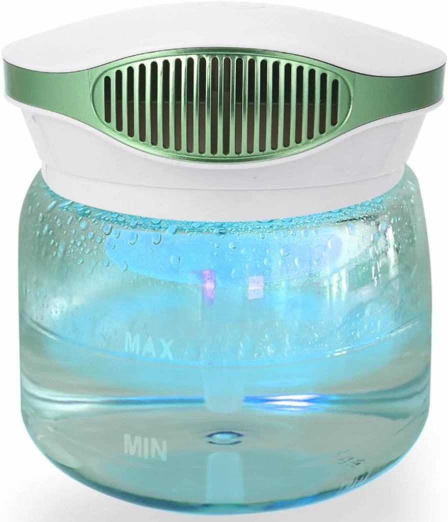 HimAoto Rainbow Air Purifier & Humidifier with Essential Oil Diffuser, Night Light for Home and Office, 7-Color Water Air Washer Freshener